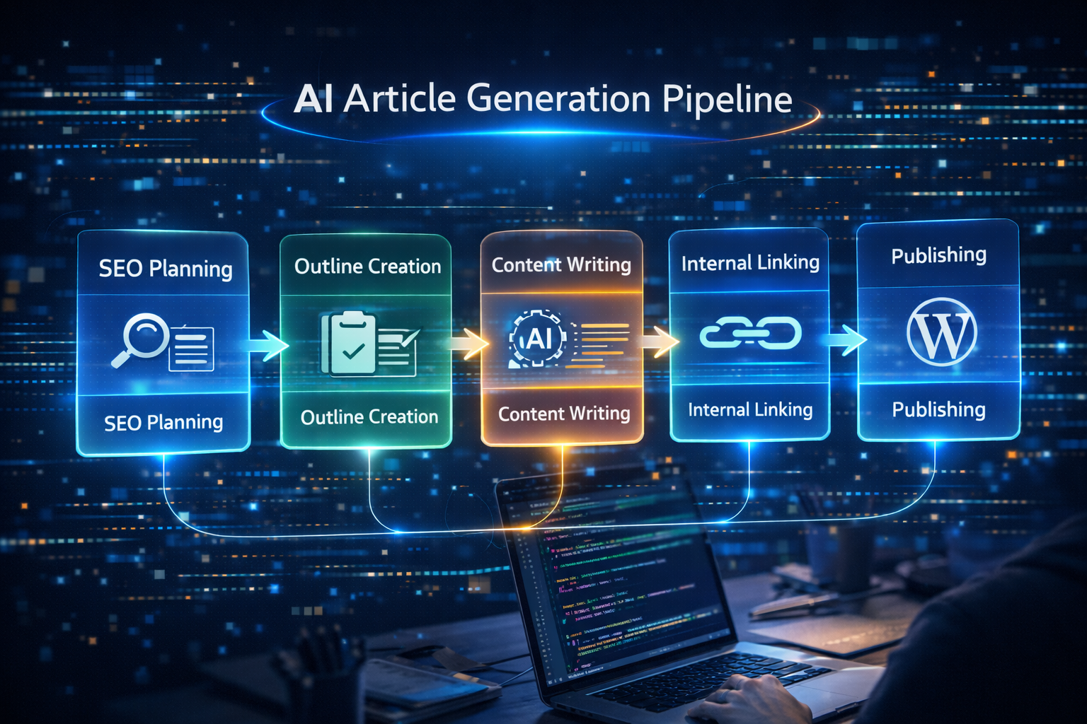 AI記事生成パイプラインの作り方｜SEO設計から本文生成までの実装（Next.js × OpenAI）
