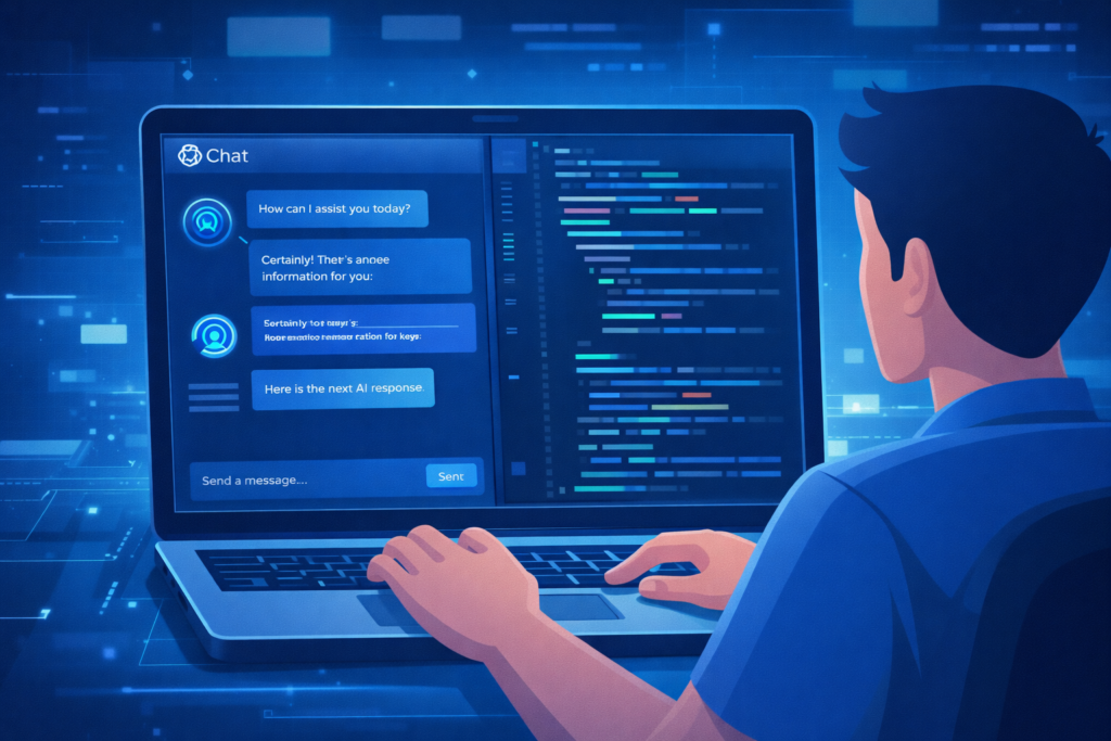 OpenAI APIキーを取得する管理画面のイメージ